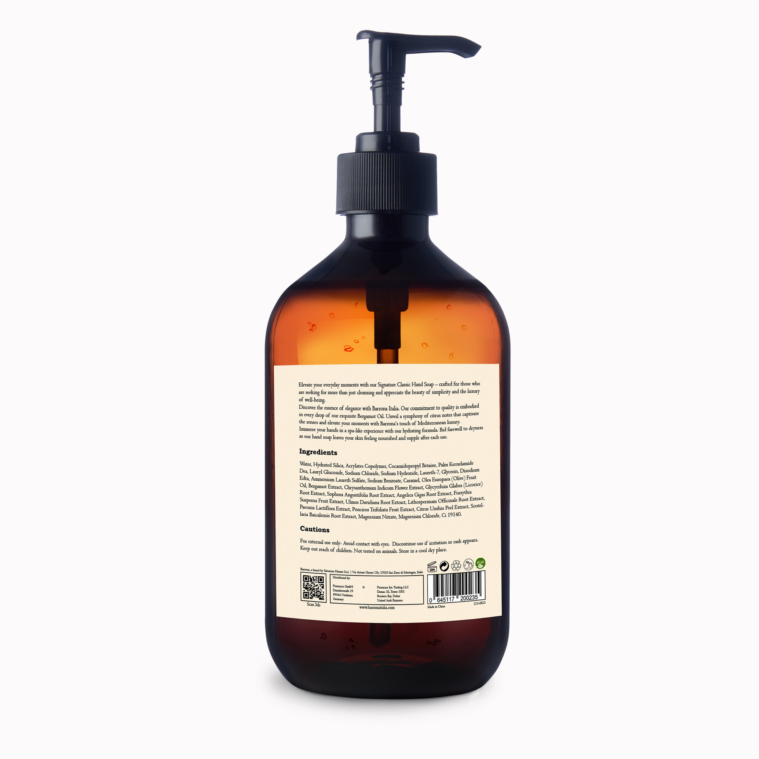 Barrona Signature Classic – Exfoliating – 250ml - Image 2