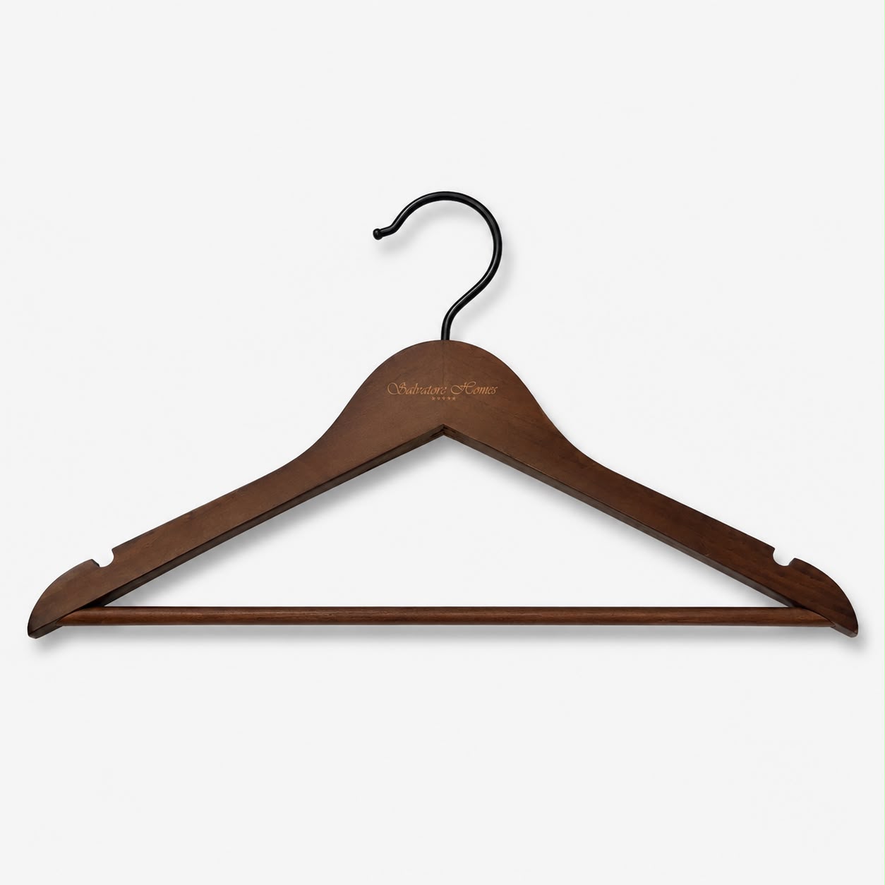 SalvatoreHomes - Premium Suit Hanger - Wood - Brown