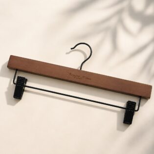 SalvatoreHomes - Premium Trouser Hanger - Wood - Brown